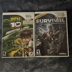 A lot of 2 Nintendo Wii Video Games
